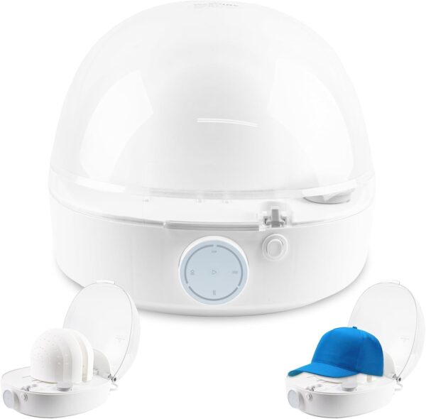 Automatic Cap Cleaner with steam and Dry,steam Cleaning&Ironing and Drying for Bucket hat Baseball Cap,hat Cleaner&Dryer for Trucker hat etc