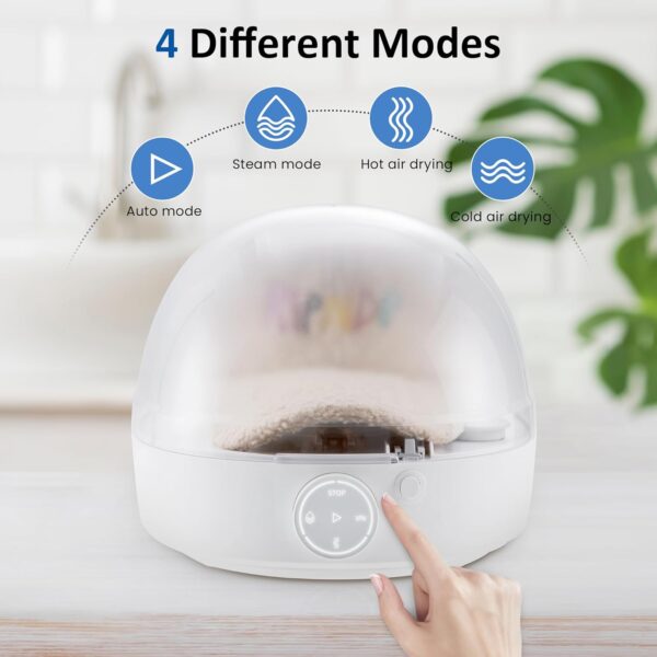 Automatic Cap Cleaner with steam and Dry,steam Cleaning&Ironing and Drying for Bucket hat Baseball Cap,hat Cleaner&Dryer for Trucker hat etc - Image 4