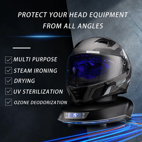 Cap & Helmet Care Machine,Restore Misshapen Cap Natural Shape with Steam and Hot&Cold Wind,Helmet Steaming Drying,Remove Odor with Ozon - Image 4