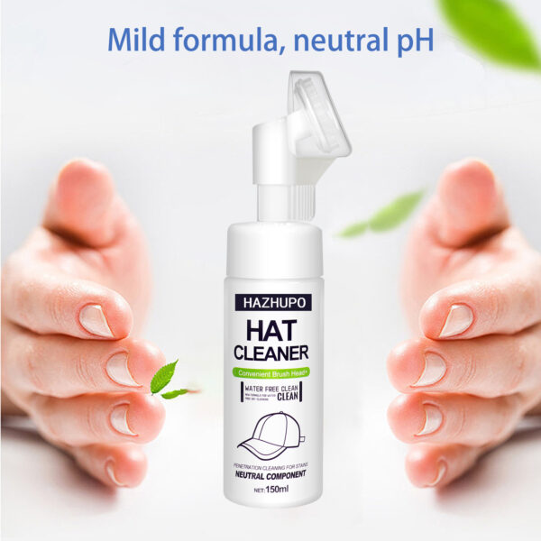 Effectively Hat Cleaner For all your favorite hats,Includes 5 OZ of Cleaning Solution,Mild Formula,Neutral PH,Safe for use on most materials,The Built-in brush Head Easy to Use - Image 4