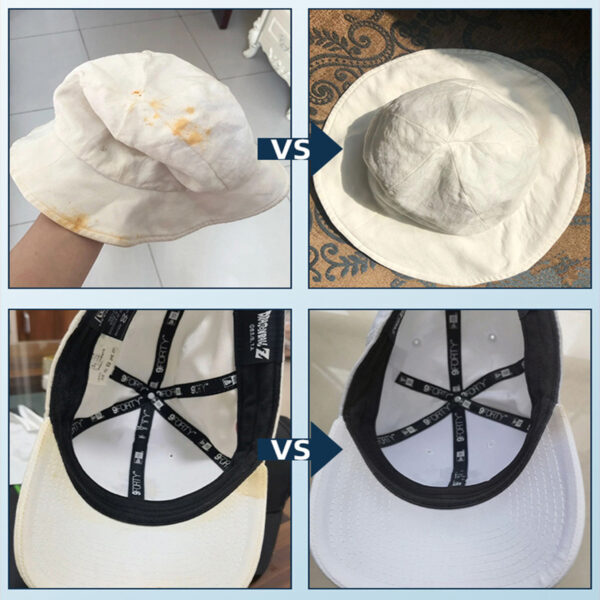 Effectively Hat Cleaner For all your favorite hats,Includes 5 OZ of Cleaning Solution,Mild Formula,Neutral PH,Safe for use on most materials,The Built-in brush Head Easy to Use - Image 3